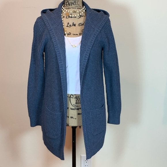 Lands' End Sweaters - Cardigan Hoodie Sweater